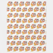 Scovillelicous Fire Head Fleece Deken, Alle maten Deken (Voorkant)