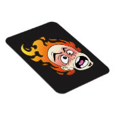 Scovillelicous Fire Head Flexibele fotomagneet Magneet (Rechterzijde)
