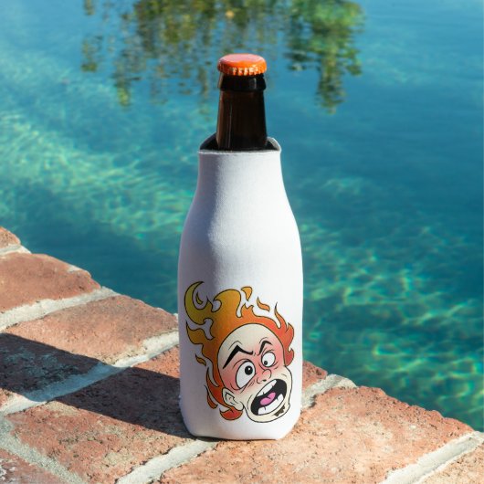 Scovillelicous Fire Head Foam Bottle Cooler (Insitu Zwembad)