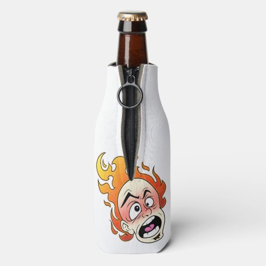 Scovillelicous Fire Head Foam Bottle Cooler (Fles Achterkant)