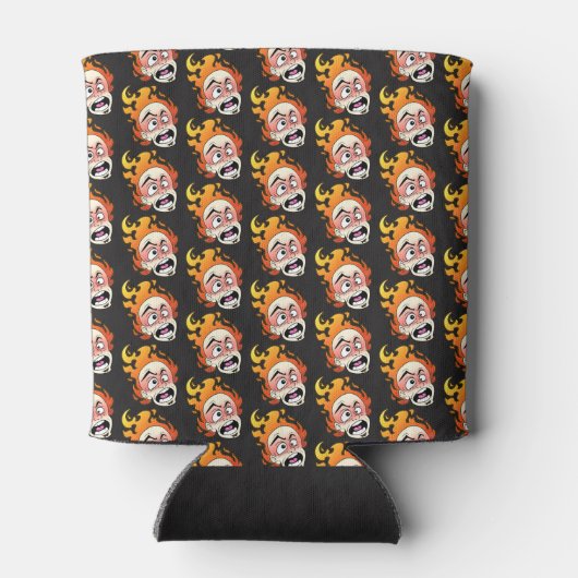 Scovillelicous Fire Head Foam Koelbox Blikjeskoeler (Achterkant)