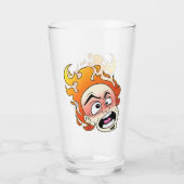 Scovillelicous Fire Head glazen beker (Achterkant)