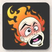 Scovillelicous Fire Head Hard plastiek onderzetter (Voorkant)