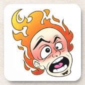 Scovillelicous Fire Head Hard plastiek onderzetter (Voorkant)