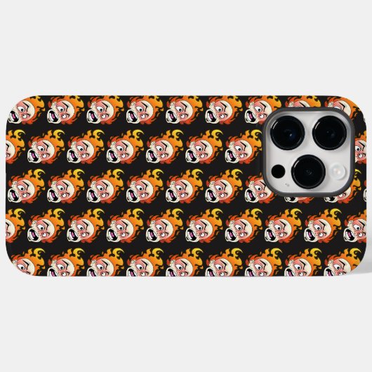 Scovillelicous Fire Head iPhone / iPad case (Achterkant (horizontaal))