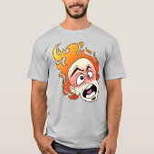 Scovillelicous Fire Head Mannen T-shirt (Voorkant)