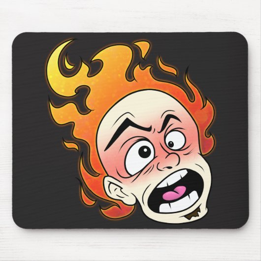 Scovillelicous Fire Head Mousepad Muismat (Voorkant)