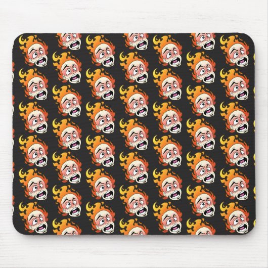 Scovillelicous Fire Head Mousepad Muismat (Voorkant)