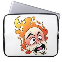 Scovillelicous Fire Head Neopreen laptophoes Laptop Sleeve