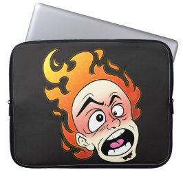 Scovillelicous Fire Head Neopreen laptophoes Laptop Sleeve