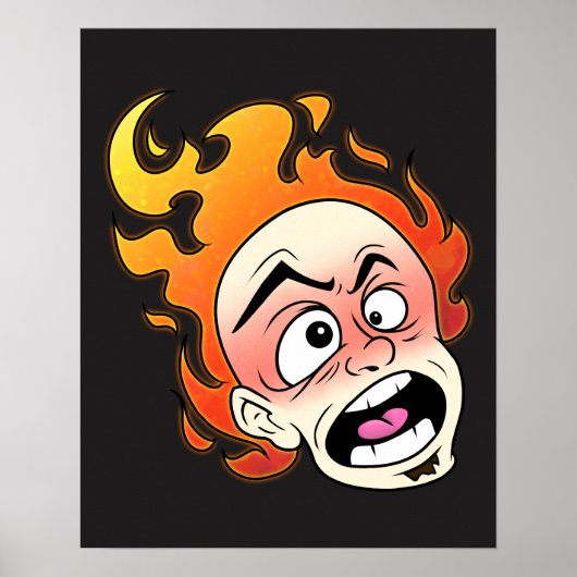Scovillelicous Fire Head-Poster Poster (Voorkant)