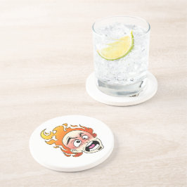 Scovillelicous Fire Head Sandstone Onderzetter