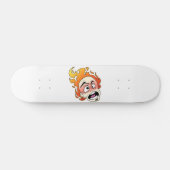 Scovillelicous Fire Head Skateboard Deck (Horizontaal)
