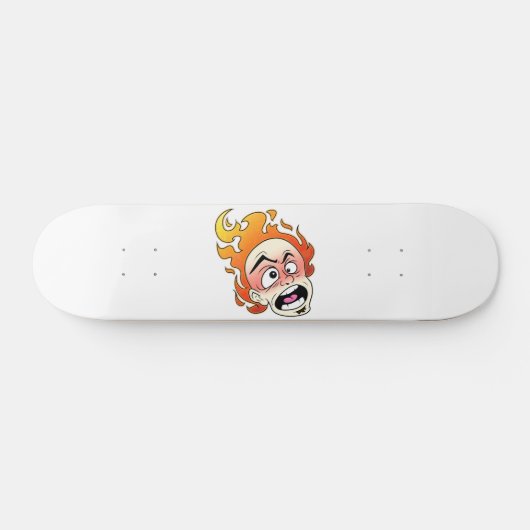 Scovillelicous Fire Head Skateboard Deck (Horizontaal)