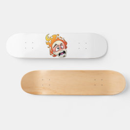 Scovillelicous Fire Head Skateboard Deck