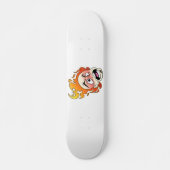 Scovillelicous Fire Head Skateboard Deck (Voorkant)
