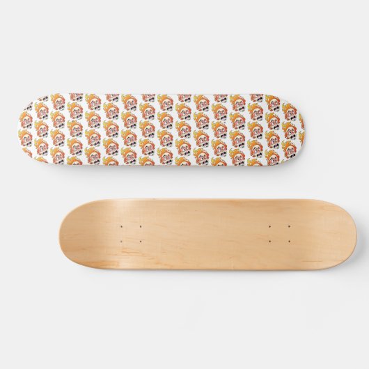 Scovillelicous Fire Head Skateboard dek (Horizontaal)