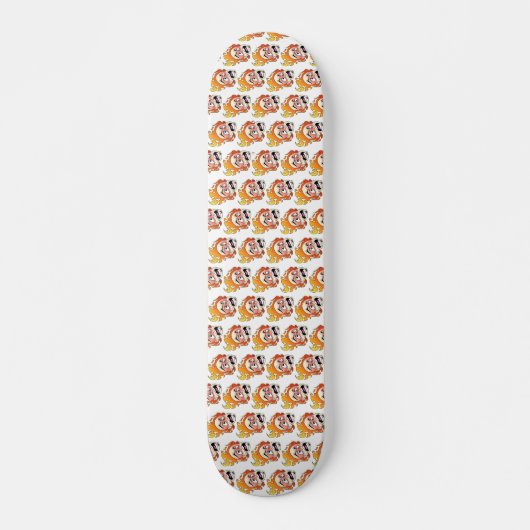 Scovillelicous Fire Head Skateboard dek (Voorkant)