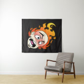 Scovillelicous Fire Head wandtapijt Wandkleed (In Situ (horizontaal))