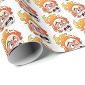 Scovillelicous Fire Head Wrapping Paper Cadeaupapier (Rol Hoek)