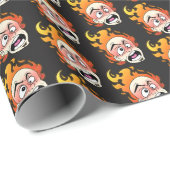 Scovillelicous Fire Head Wrapping Paper Cadeaupapier (Rol Hoek)