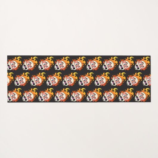 Scovillelicous Fire Head Yoga Mat (Achterkant (horizontaal))