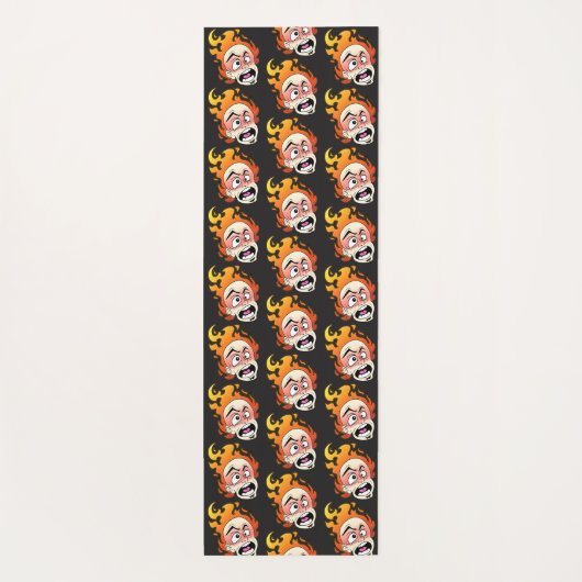 Scovillelicous Fire Head Yoga Mat (Achterkant)