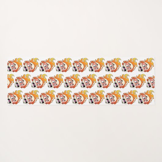 Scovillelicous Fire Head Yoga Mat (Achterkant (horizontaal))