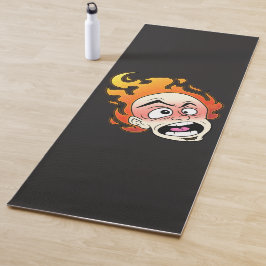 Scovillelicous Fire Head Yoga Mat
