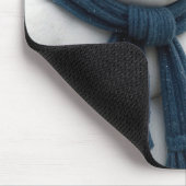 Scowling Snowman With a Bunny Muismat (Hoek)