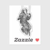 SCP-049 over zwaaien Sticker (Vel)