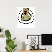 SCP 173 SCP Stichting pindanut het beeld Poster (Thuiskantoor)