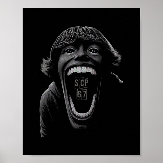 Scp 67 Six Seven 6 7 Meme-ontwerp 6 7 1  Poster (Voorkant)