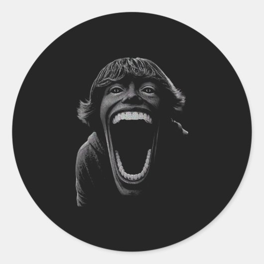 Scp 67 Six Seven 6 7 Meme Ontwerp 6 7 Ronde Sticker (Voorkant)