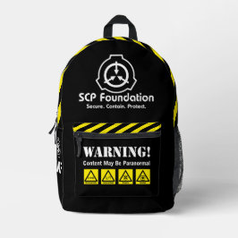 SCP Beveilig. Beperk. Bescherm. Paranormale Rugzak
