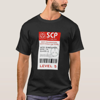 SCP Foundation Class A Directors Kaart T-shirt