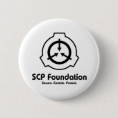 SCP Foundation-pin Ronde Button 5,7 Cm (Voorkant)