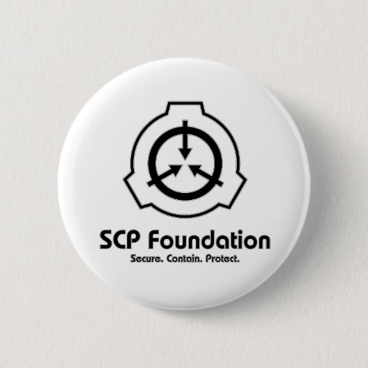 SCP Foundation-pin Ronde Button 5,7 Cm (Voorkant)