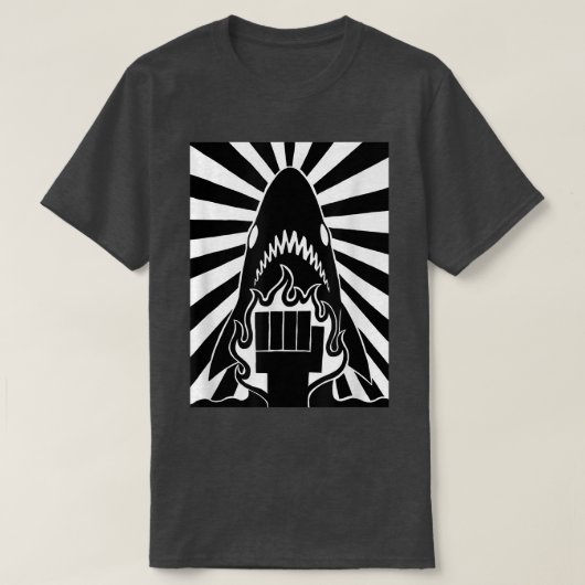 SCP Foundation Shark Punking Center T-shirt (Design voorkant)