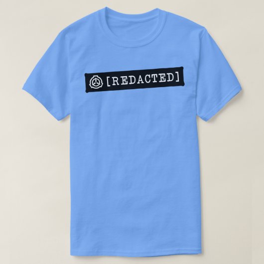 SCP geredigeerd T-shirt (Design voorkant)