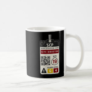 SCP Site Director ID Badge Kostuum Koffiemok