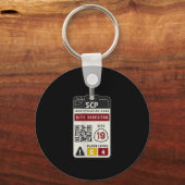 SCP Site Director ID Badge Kostuum Sleutelhanger (Voorkant)