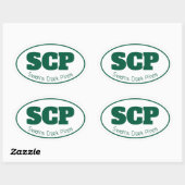 SCP-Sticker Ovale Sticker (Vel)