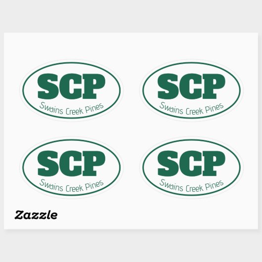 SCP-Sticker Ovale Sticker (Vel)