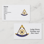 SCpastmasterGold, Naam, Adres 1, Adres 2, C... Visitekaartje (Voorkant / Achterkant)