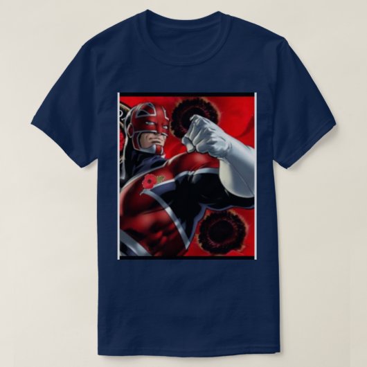 SCPN Captain Britain T-shirt (Design voorkant)