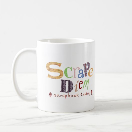 Scraapediem (Scrapbooking) Koffiemok (Links)