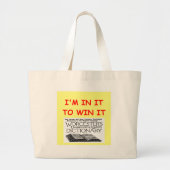 scrabbel grote tote bag (Voorkant)