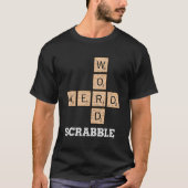 Scrabble Word Nerd T-shirt (Voorkant)