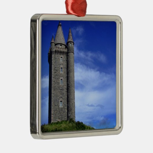 Scrabo Tower Metalen Ornament (Rechts)